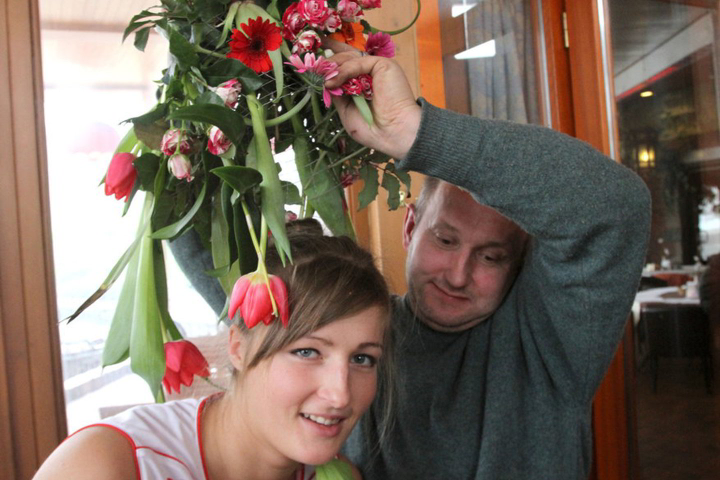 V.Kaminskytė vienam vakarui tapo M.Vasiliausko modeliui.