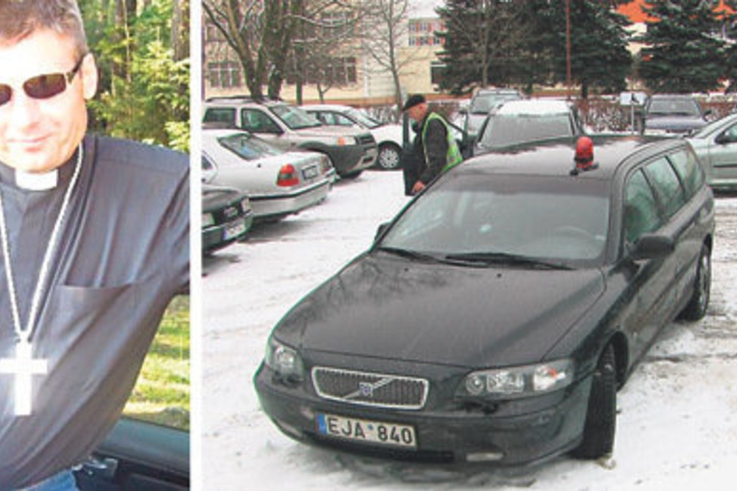 Avariją sukėlęs R.Tamulis negalėjo paaiškinti, kokia ant jo mašinos stogo pritvirtinto švyturėlio paskirtis.