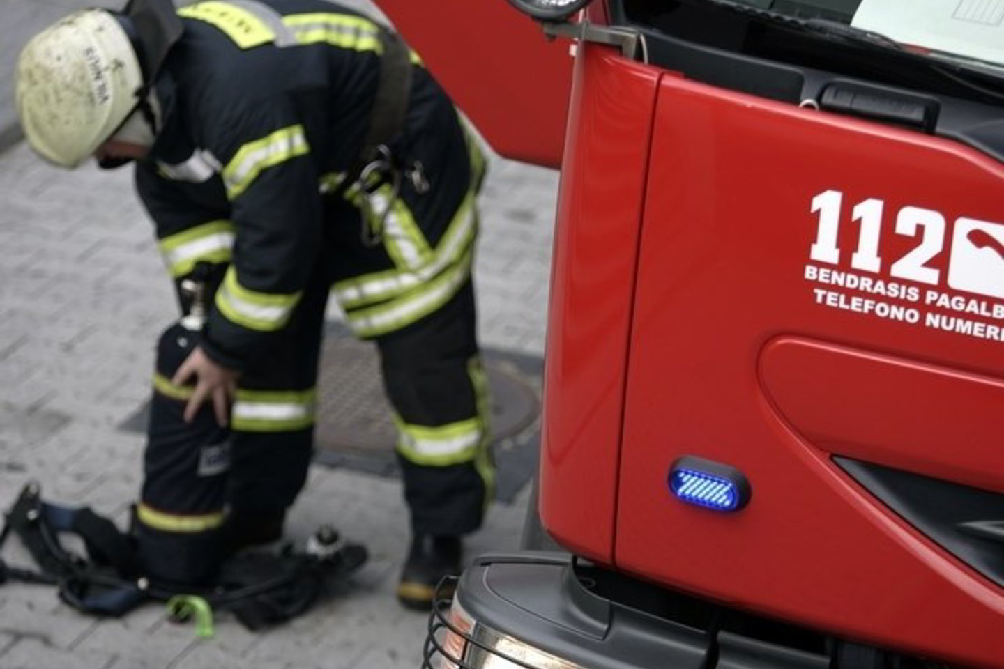 Nukentėjusysis perduotas medikams.