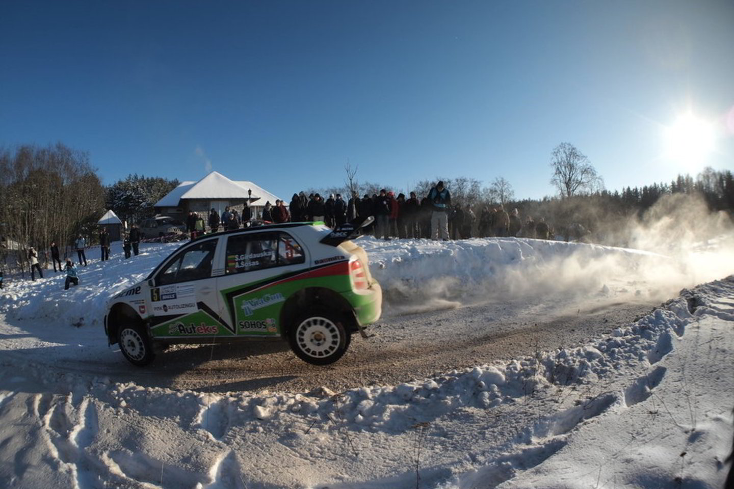 "Halls Winter Rally" akimirkos.