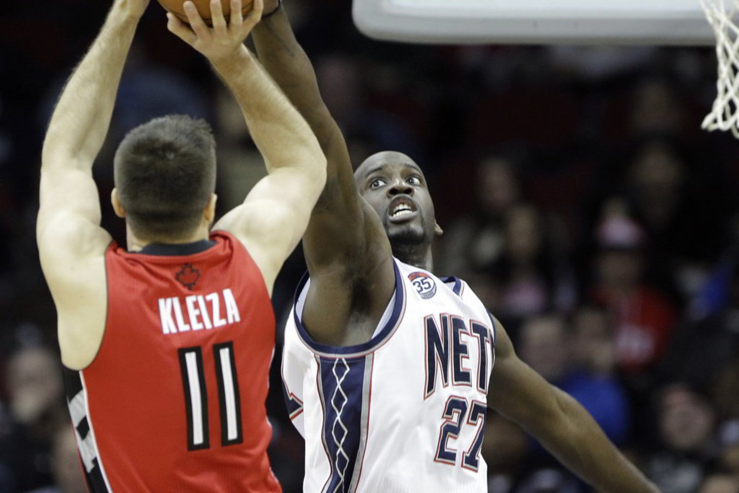 "Raptors" ir "Nets" rungtynių momentai
