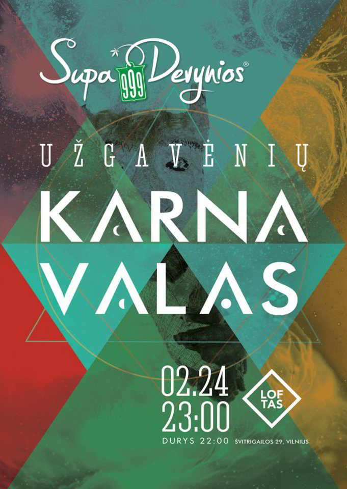 Scenoje pasirodys Gyčio Ivanausko teatro trupė, Rafailas Karpis, sesės Daiva ir Justė Starinskaitės, Asmik Grigorian, cirko akrobatai ir mistiški bei keisti Užgavėnių karnavalo herojai.