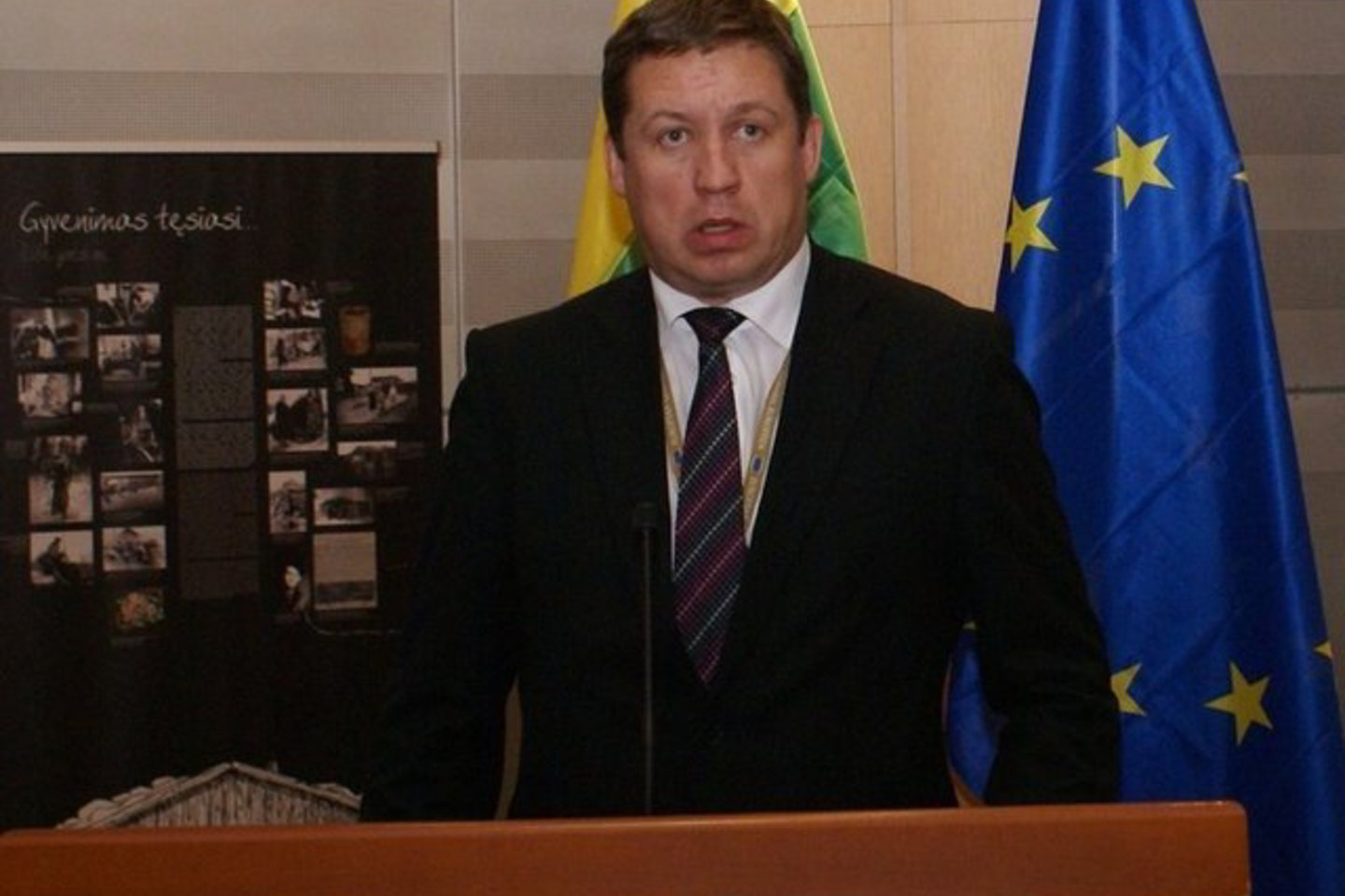 Lietuvos nuolatinis atstovas ES ambasadorius Raimundas Karoblis.