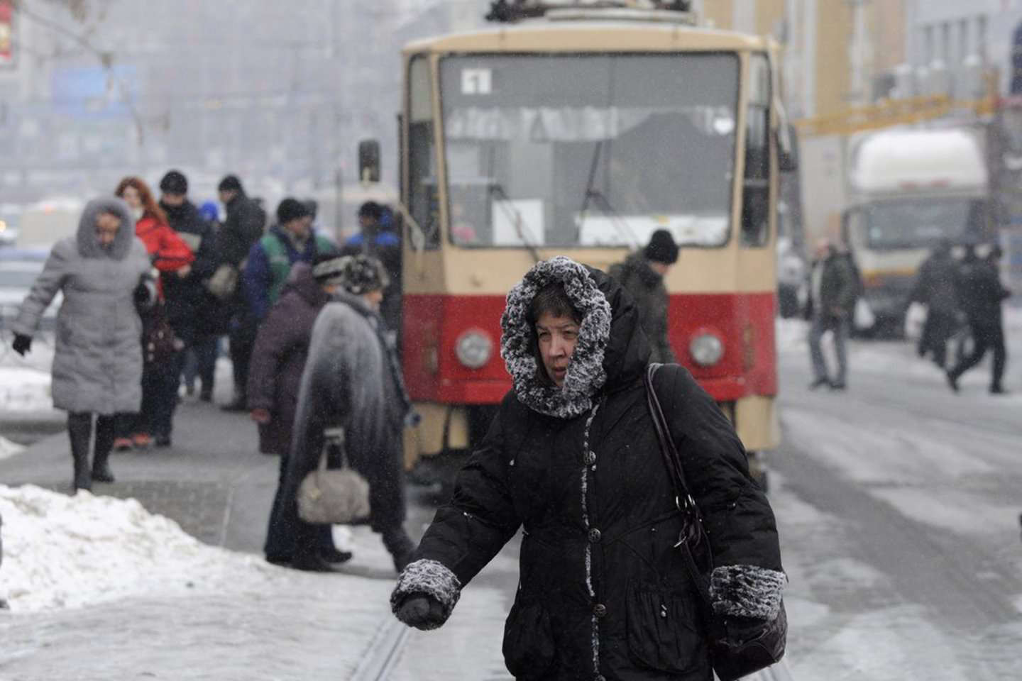 Ukrainoje termometro stulpelis nukrenta žemiau 30 laipsnių šalčio.