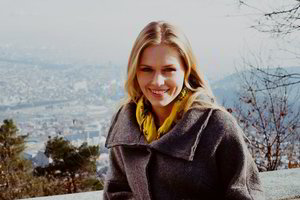 Gruzinai negalėjo atitraukti akių nuo jų šalyje besifilmuojančios A. Grudytės