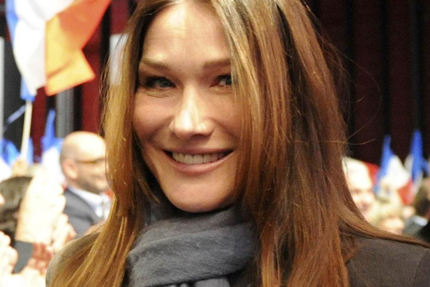 Carla Bruni-Sarkozy - dabartinio Prancūzijos prezidento žmona.