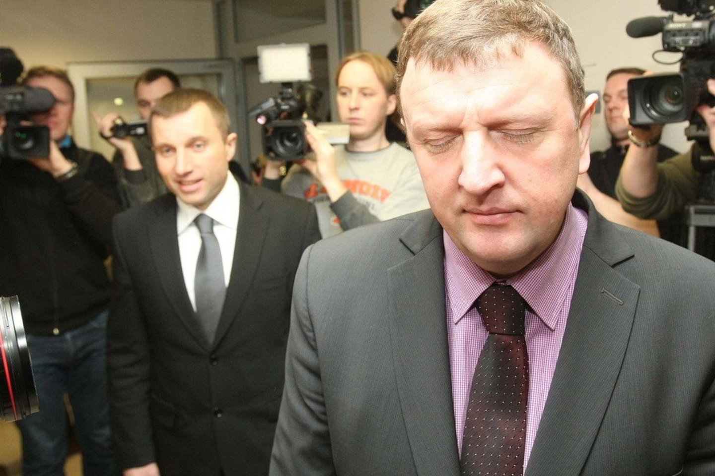 V. Gailius (dešinėje) ir V. Giržadas apskundė savo atleidimą.