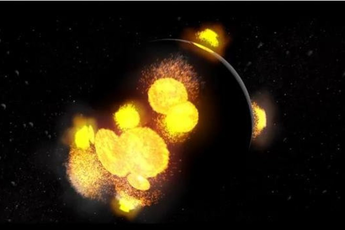 Kompiuterinę animaciją, paremtą mokslinių tyrimų rezultatais, sukūrė NASA Goddard kosminių skrydžių centras.