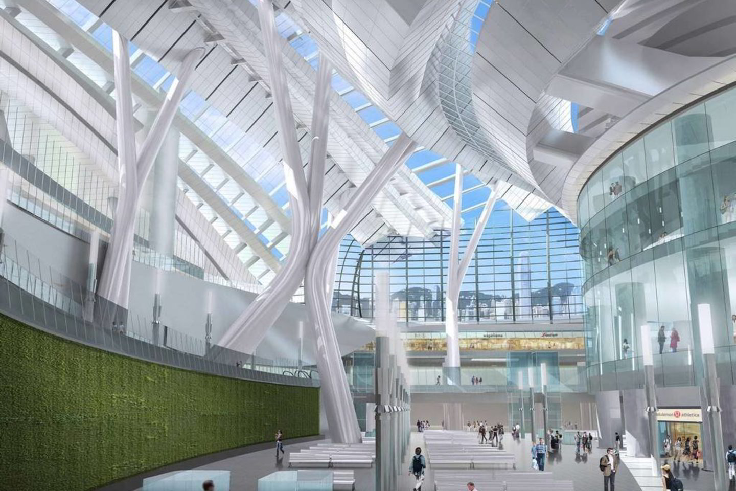 Geriausias ateities megaprojektas – greitųjų traukinių linijos terminalas Vakarų Koulūne, Honkonge.
