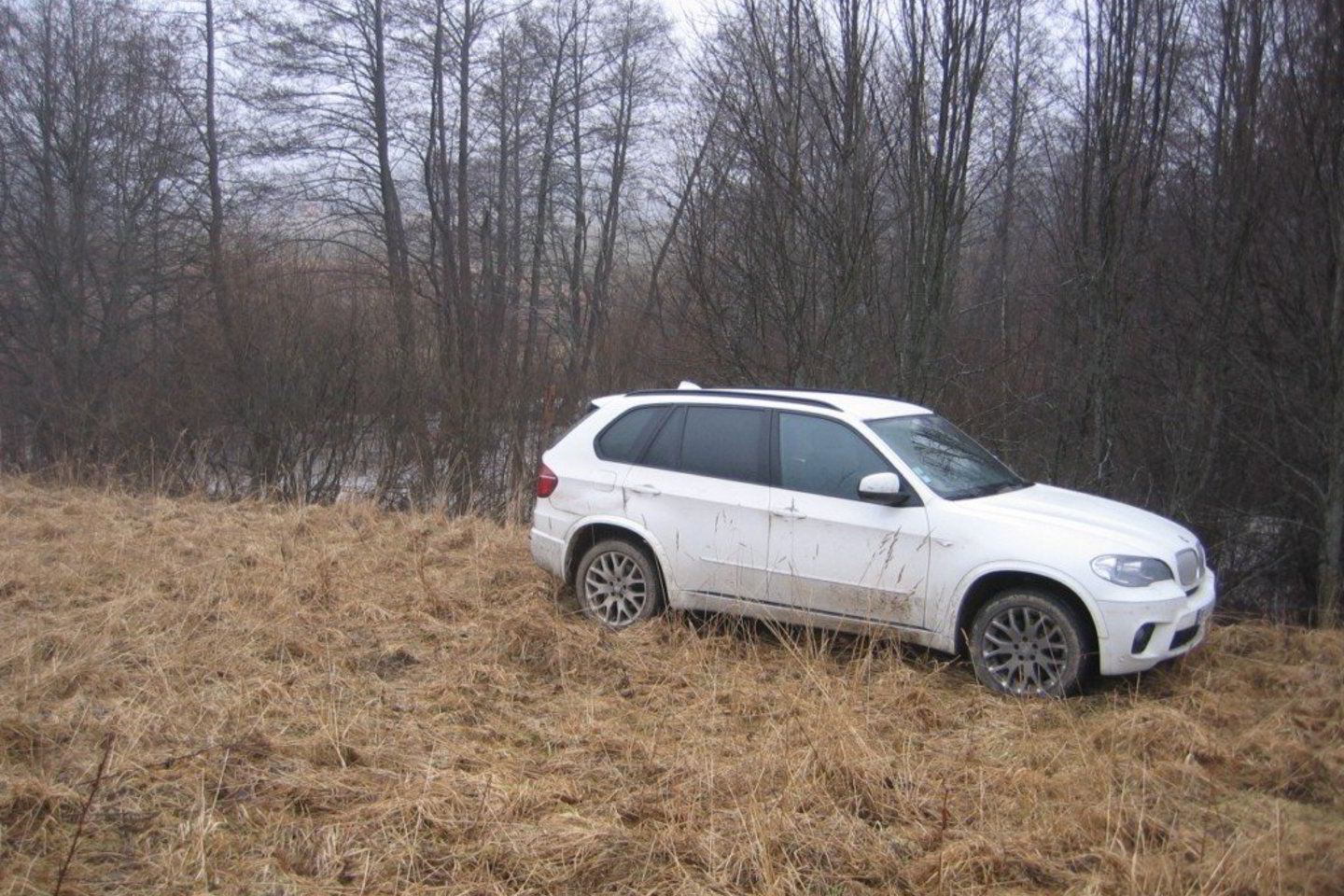 Įtariama, kad šis automobilis sekmadienį buvo pavogtas Prancūzijoje.