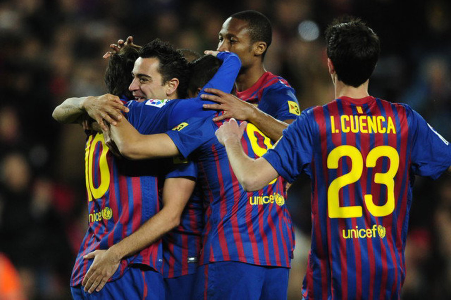 „Barcelona“ ekipa šventė pergalę.