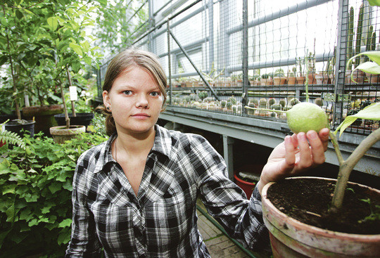 Botanikos sodo lankytojai rankas tiesia ir į nuodingus vaisius
