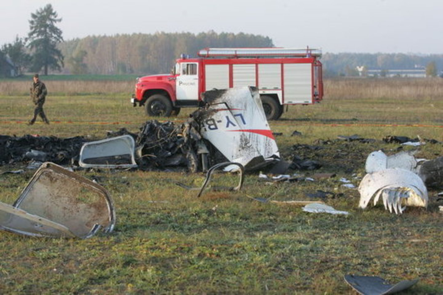 H. Grušnys žuvo Pociūnų aerodrome 2006 metų spalį.