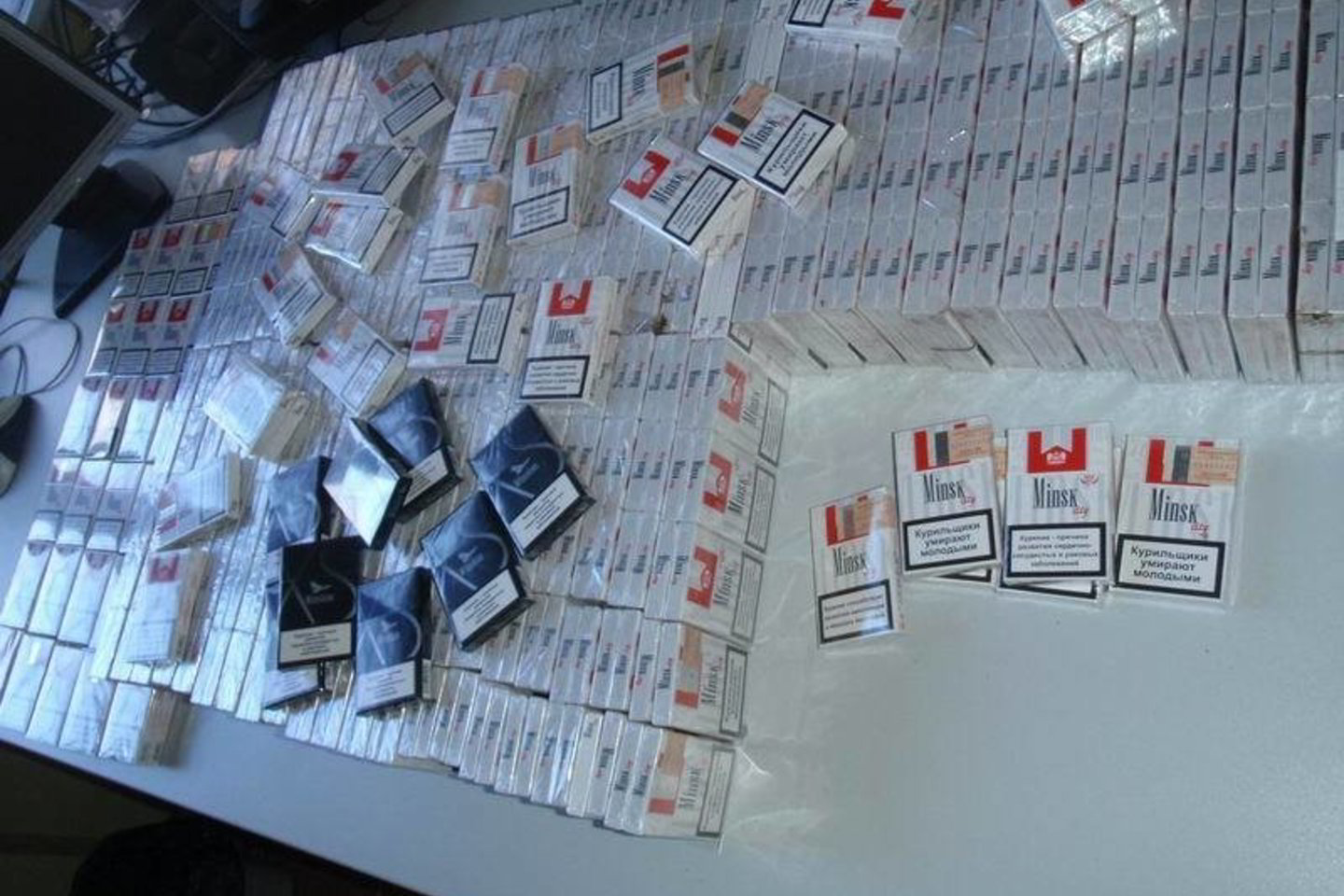 Vilniečio garaže rasta kontrabandinių prekių iš Baltarusijos.