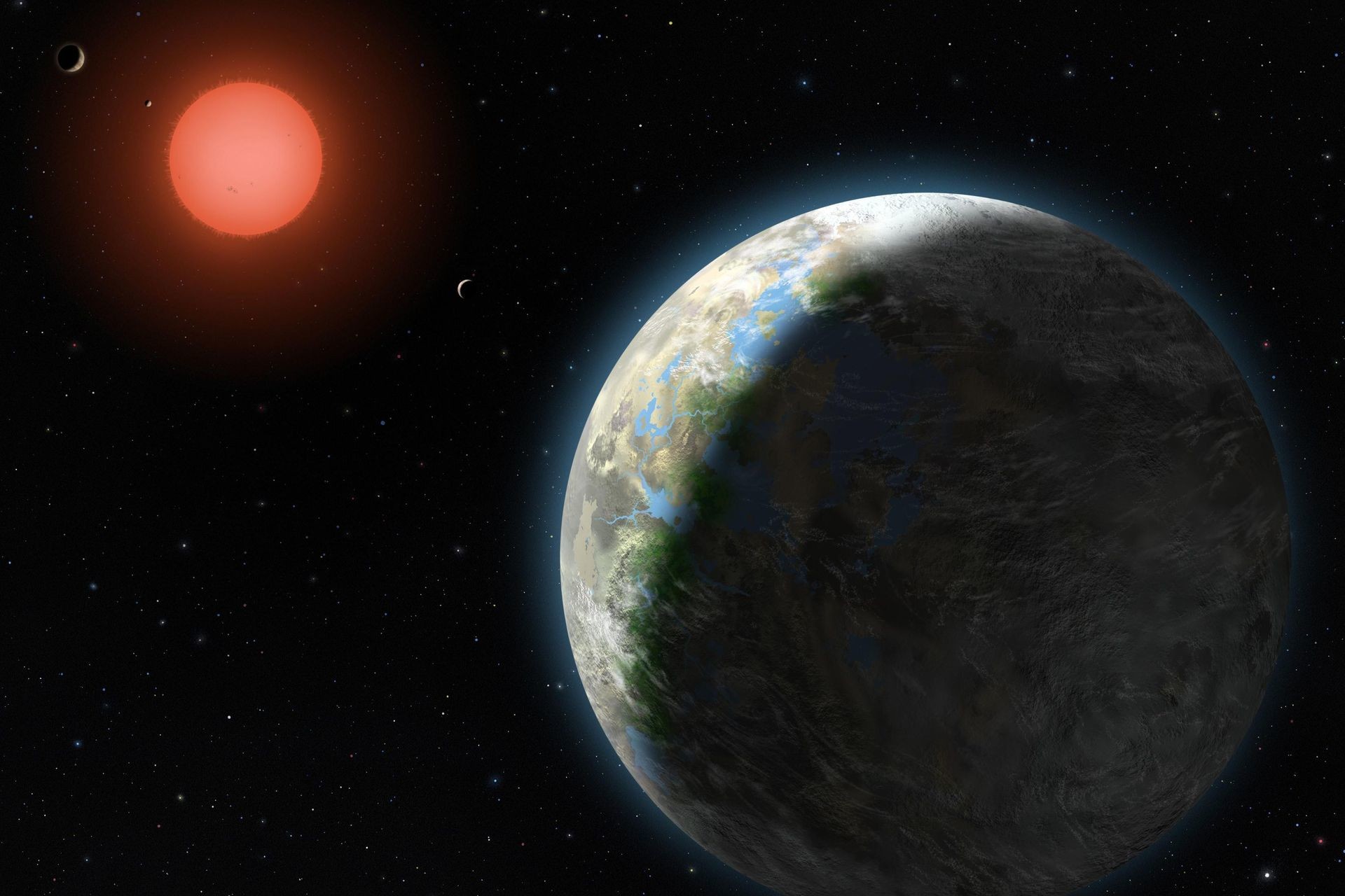 Планета Глизе 581 g. Звезда Глизе 581. Сигнал с планеты Глизе 581d. Gliese 581g. Ночью бывают планеты