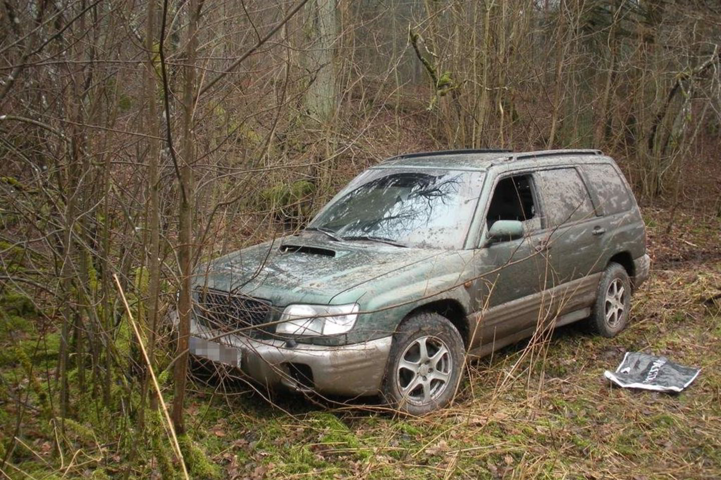 "Subaru Forester" vairuotojas spruko palikęs automobilį.