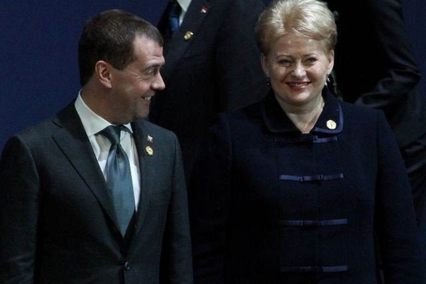 D. Grybauskaitė Seule šnektelėjo ir su Rusijos prezidentu D. Medvedevu.