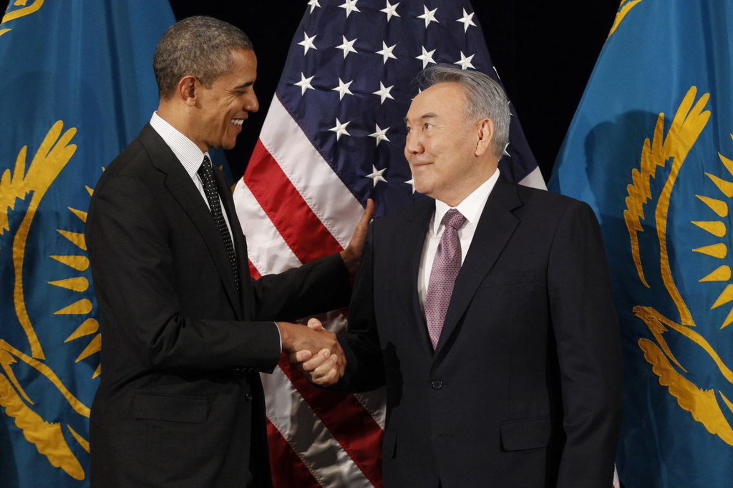 Per Kazachstano prezidento N. Nazarbajevo susitikimą su JAV prezidentu B. Obama problemų dėl himno nekilo. Bet jų Kazachstanui kyla per sporto varžybas.