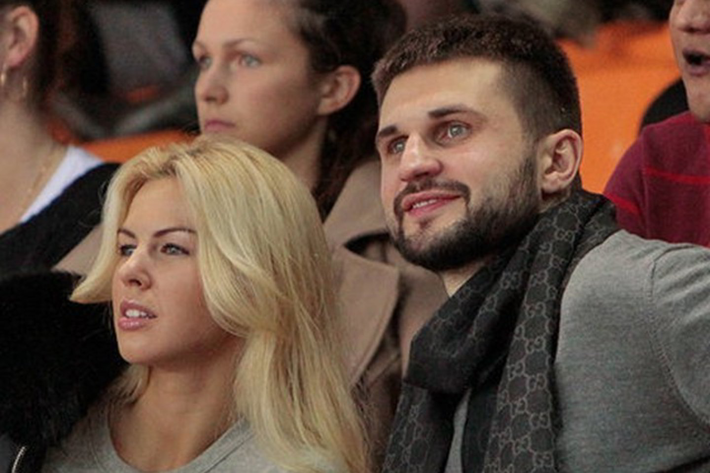 L. Kleiza su buvusia širdies drauge Agneta.