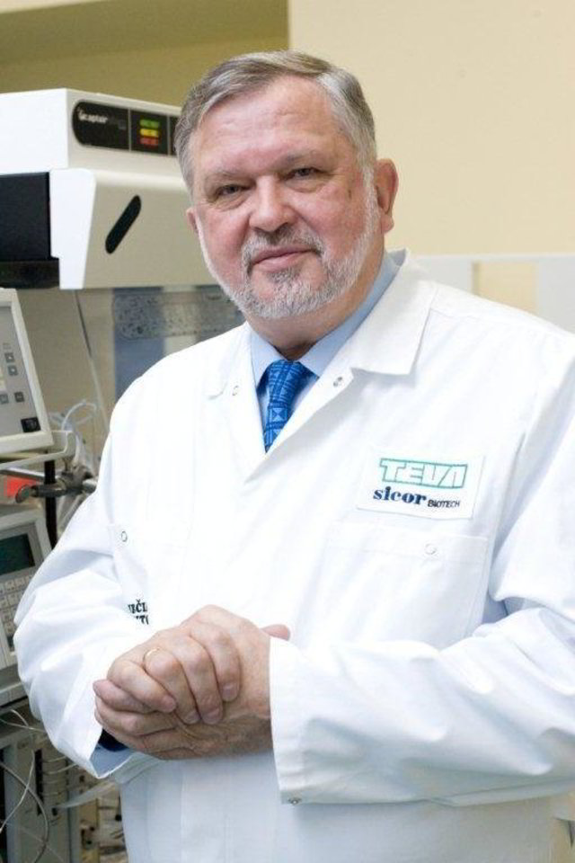 "Sicor Biotech"/TEVA vadovas profesorius V. A. Bumelis džiaugiasi pritrauktomis į šalies biotechnologijų sektorių naujomis investicijomis.