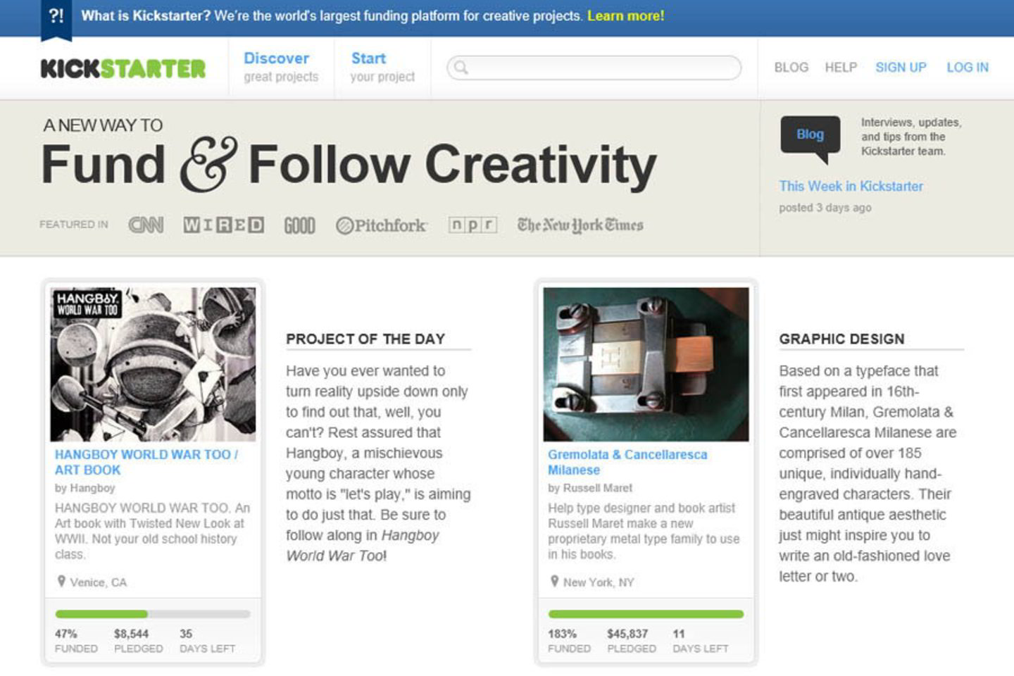 Svetainėje „Kickstarter“ rasi naujausių idėjų, ateities gaminių ir sužinosi, už ką šiuo metu žmonės pasiryžę mokėti daugiausia.