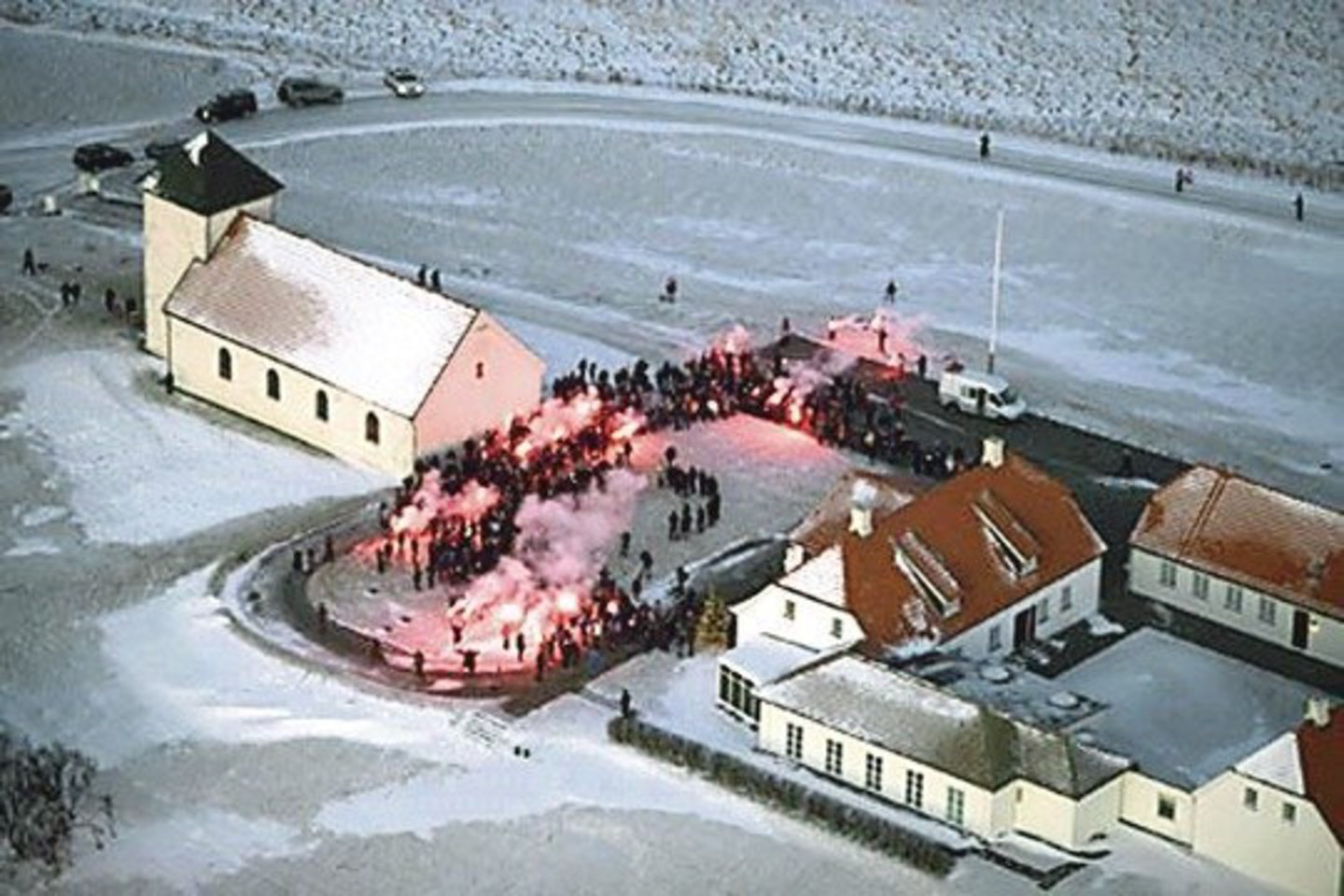 Prie Islandijos prezidento namų yra vykę ir protesto akcijų.