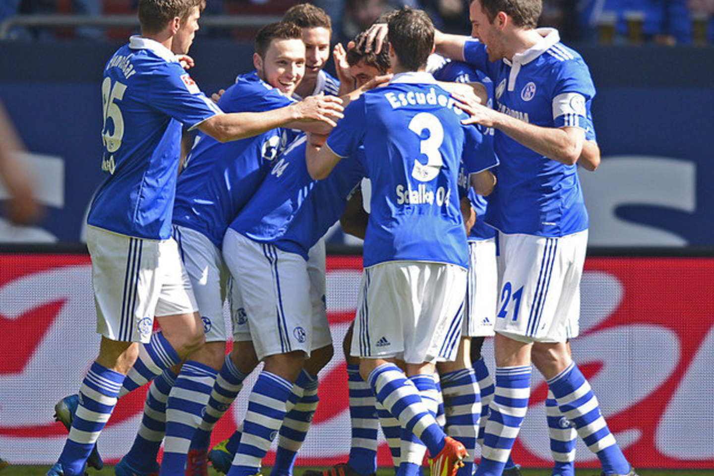 „Schalke“ ir „Hannover“ mačo akimirkos.