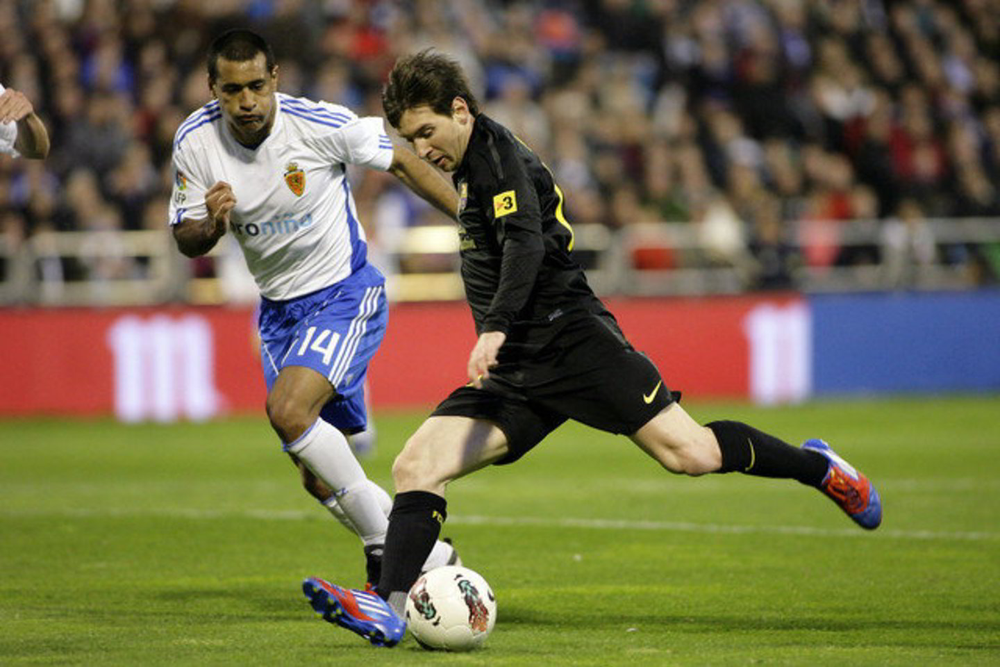 L. Messi 60 įvarčių ribą pasiekė kovoje su Saragosos „Real“.