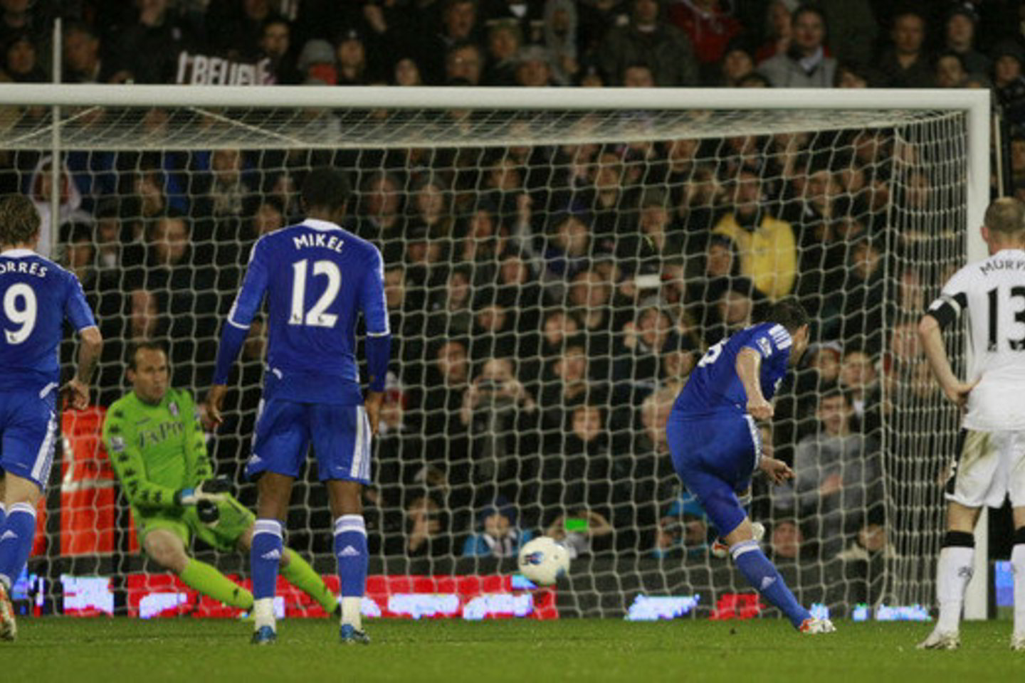 "Chelsea" - "Fulham" rungtynių akimirkos.