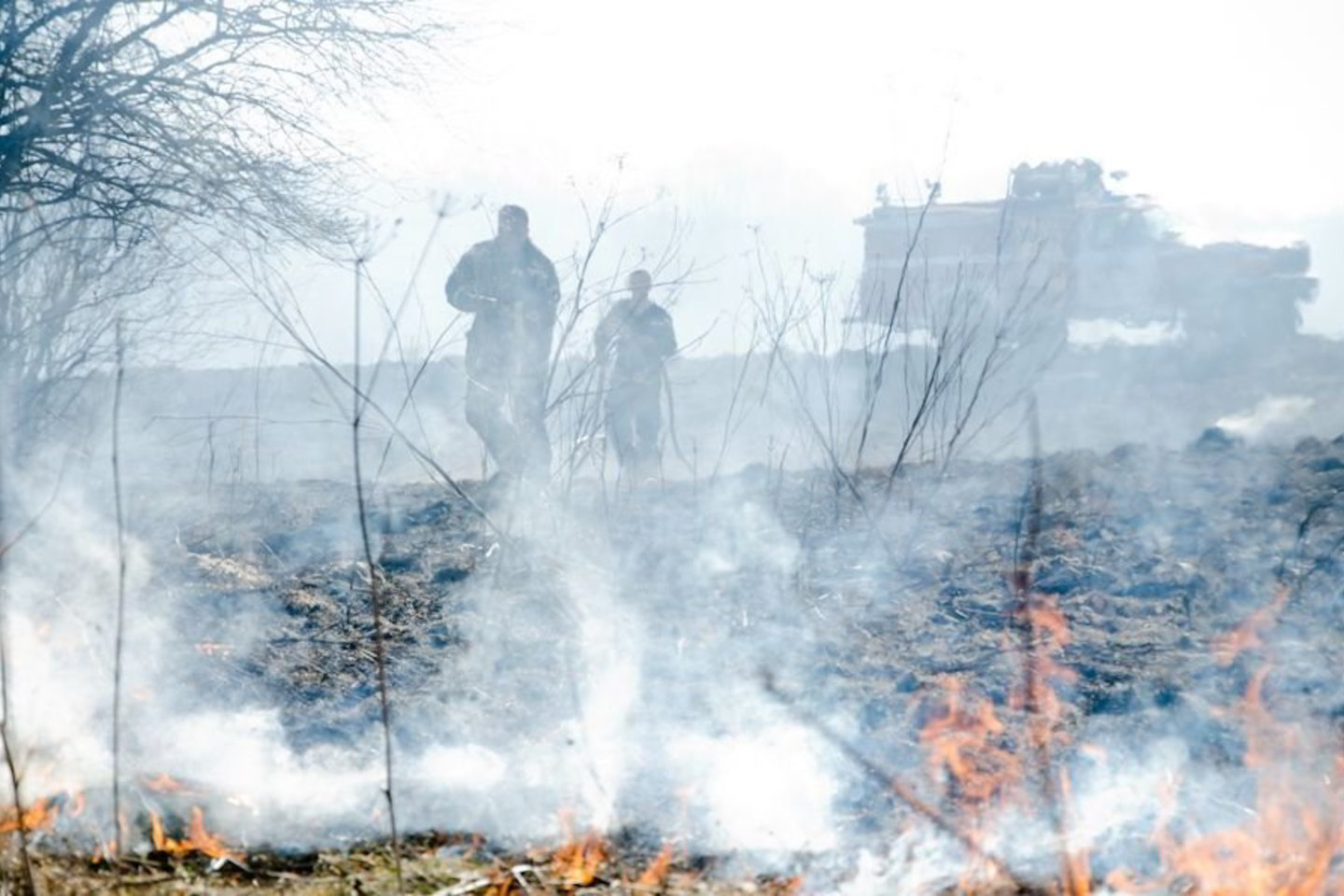 Senojoje Varėnoje degė žolė - nukentėjo apie 10 hektarų pievos.