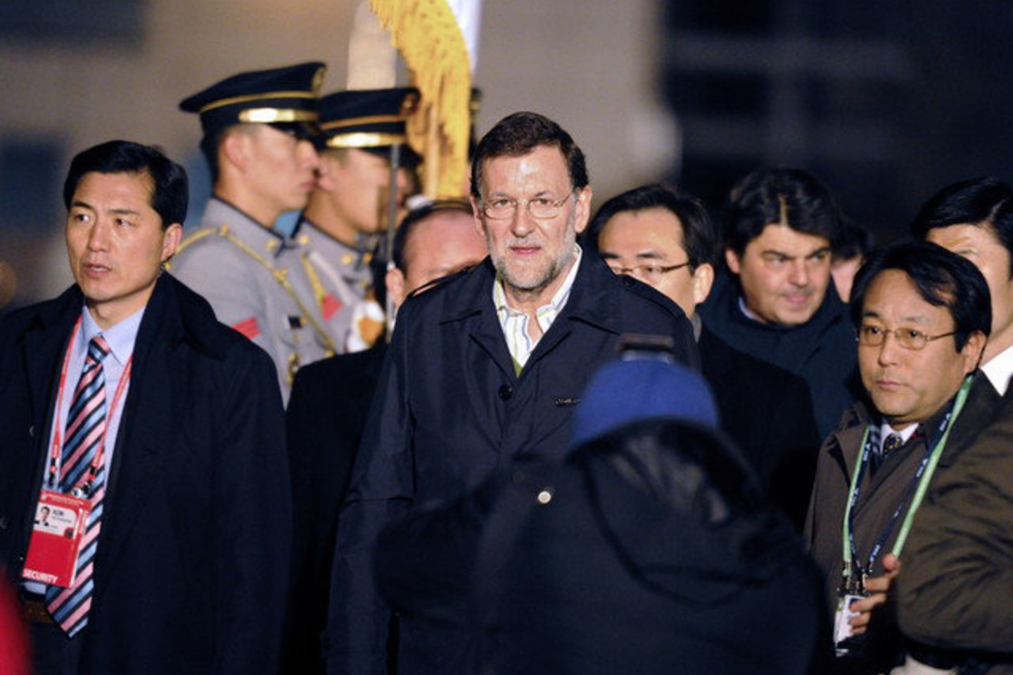 M. Rajoy'us (viduryje) nepaaiškino, ką konkrečiai turėjo galvoje savo pasisakyme Liaudies partijos frakcijos nariams