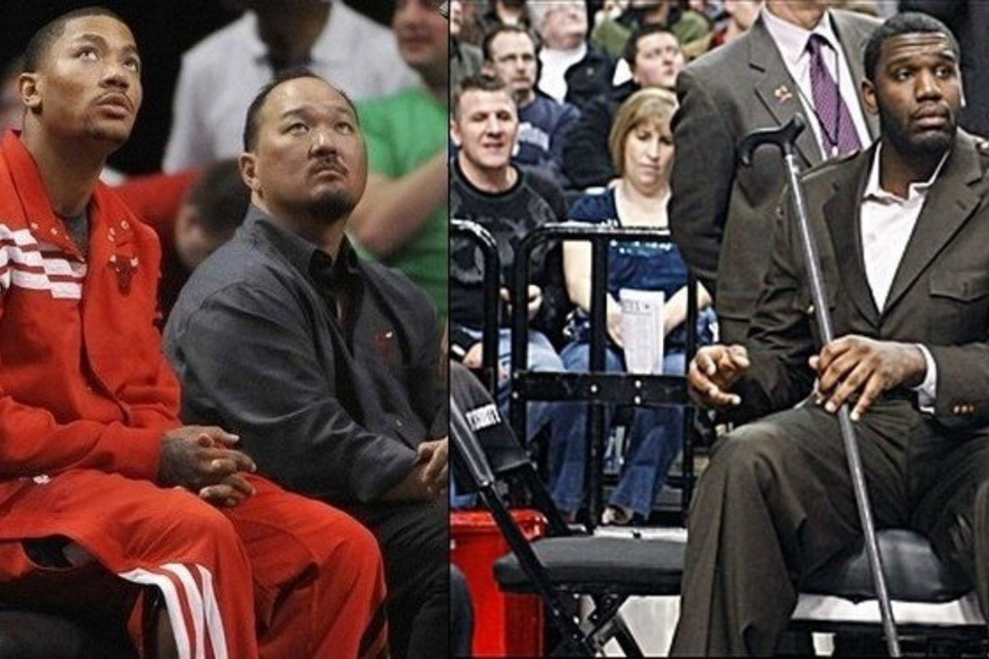 D. Rose'as (kairėje) šiuo gydosi traumą ir tikisi, jog jam pavyks išvengti G. Odeno (dešinėje) likimo.