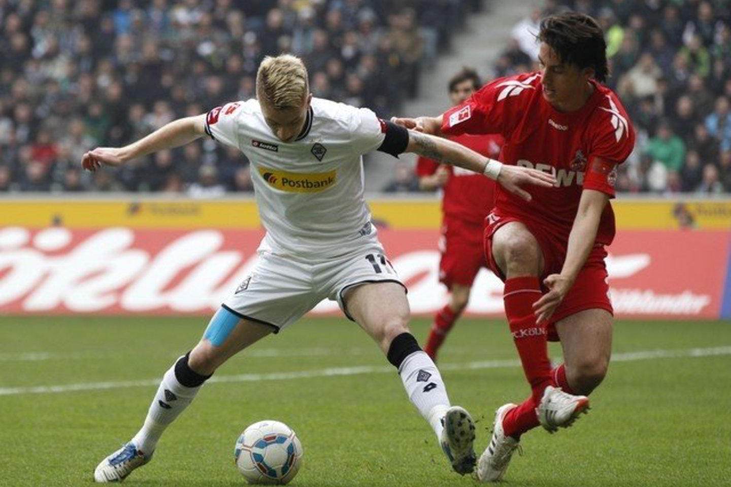 "Koln" ir "Borussia" mačo akimirkos.
