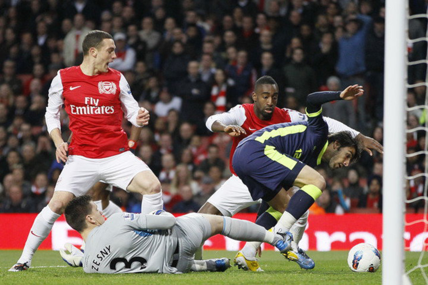 „Arsenal“ nusileido „Wigan“ futbolininkams.