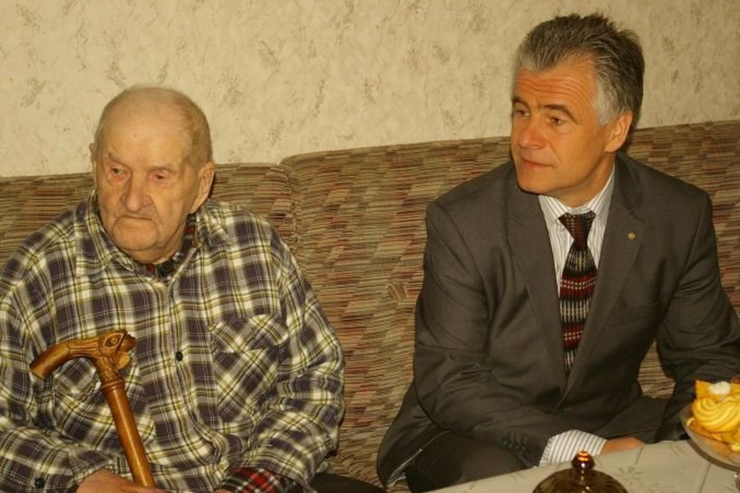 P. Žiūką aplankė meras J. Jarutis.