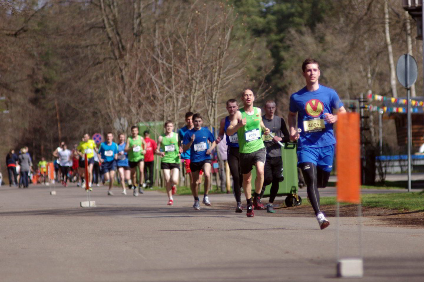 Dalyviai jėgas išbandė keturiose skirtingo nuotolio trasose - pusės maratono, 10 km ir 5 km distancijoje, taip pat komandinės estafetės bėgime.