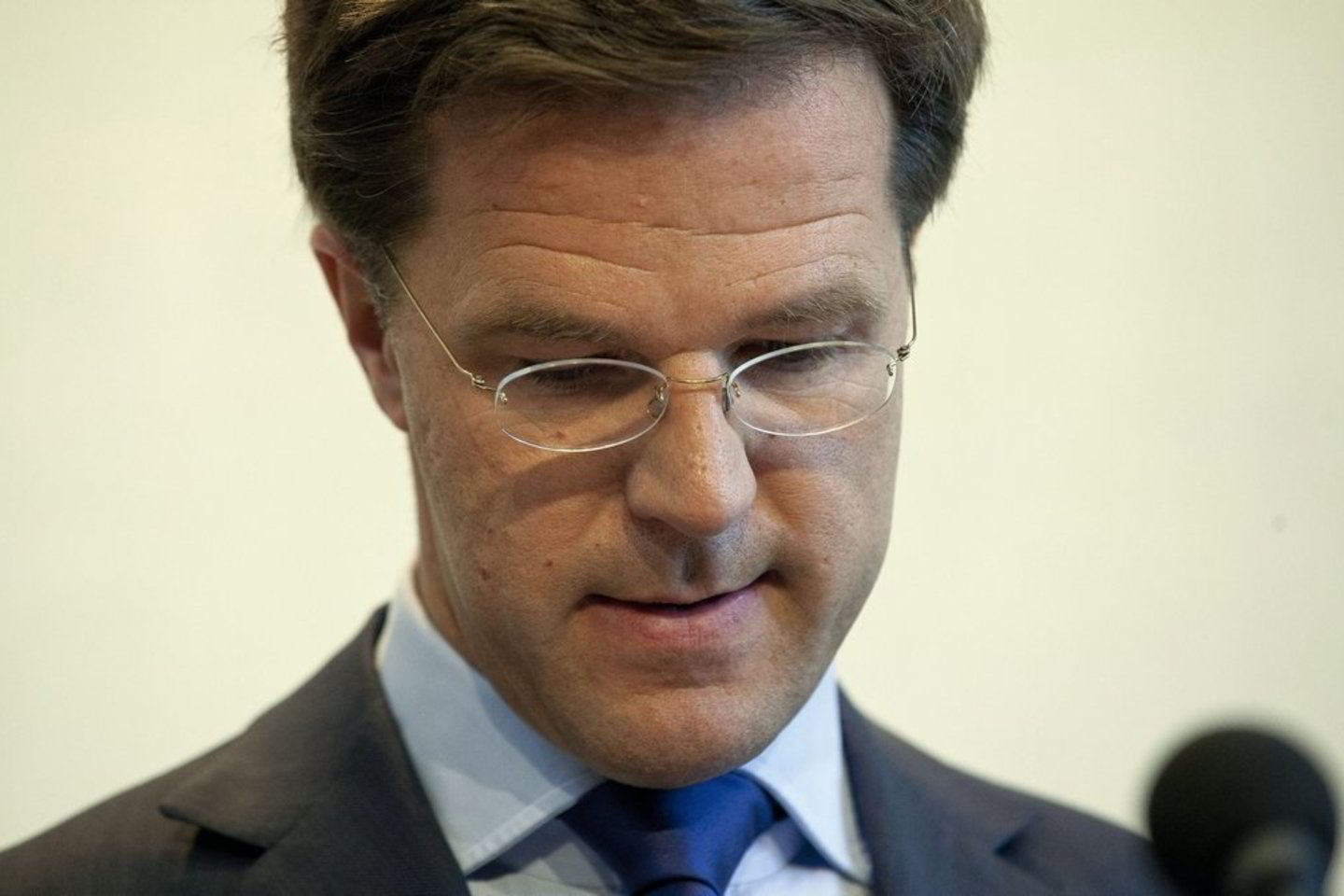 Nyderlandų premjeras M. Rutte neslėpė apmaudo.