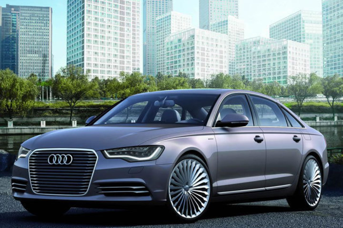 Koncepcinis elektromibilis pagamintas ant prailgintos bazės „Audi A6 L“, kuris yra geriausiai parduodamas šios kompanijos modelis Kinijoje.