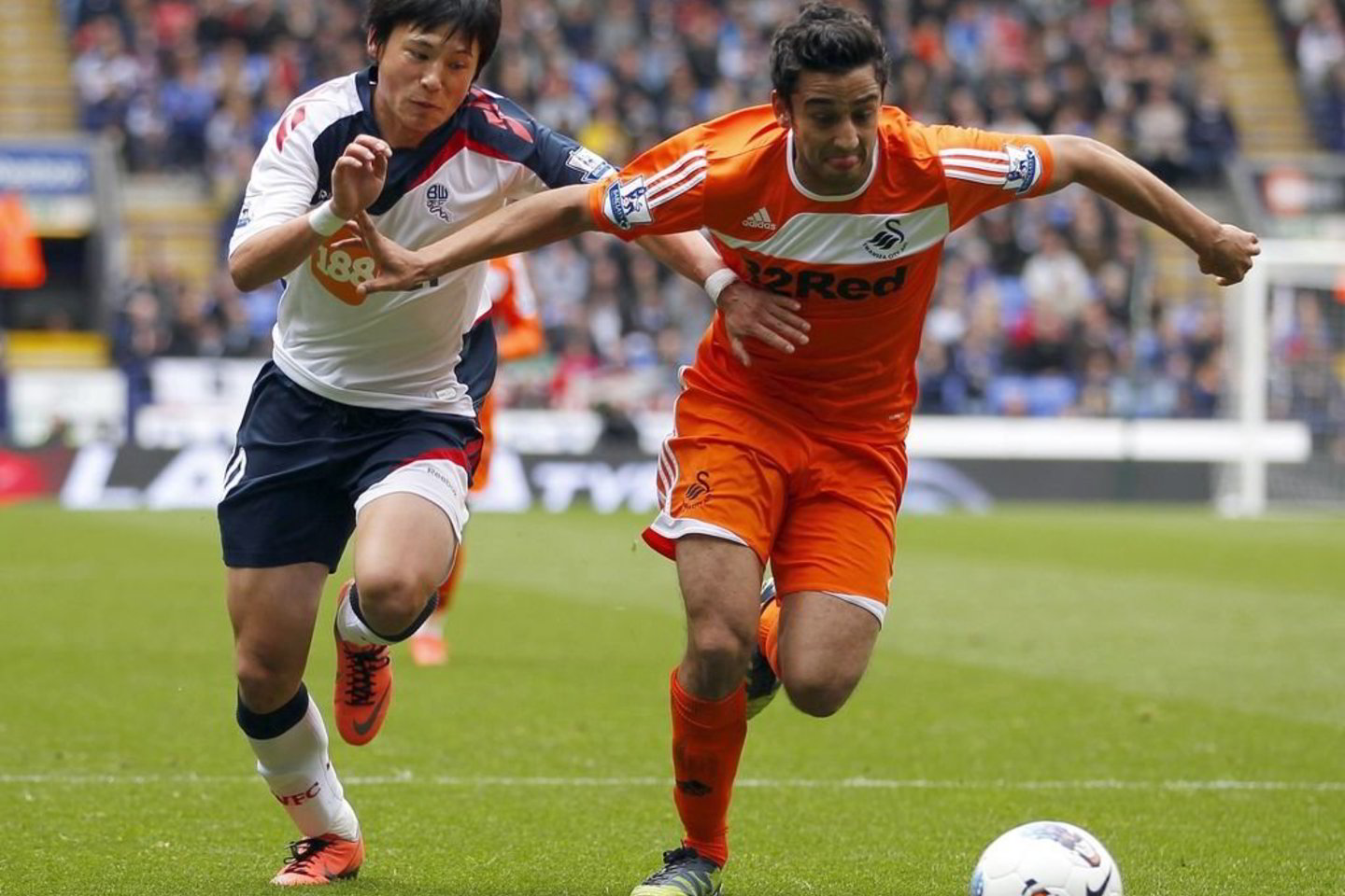 „Bolton Wanderers“ (balta apranga) šventė pergalę