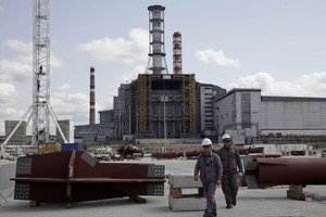 Ukraina per Černobylio katastrofos metines pradėjo naujo gaubto statybas