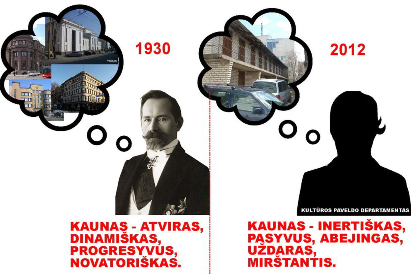 Kauno architektai atkreipė dėmesį į griūvančius Kauno pastatus bei paveldosaugininkų darbą.
