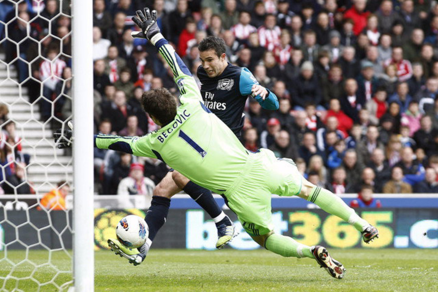 "Arsenal" - "Stoke City" kova.