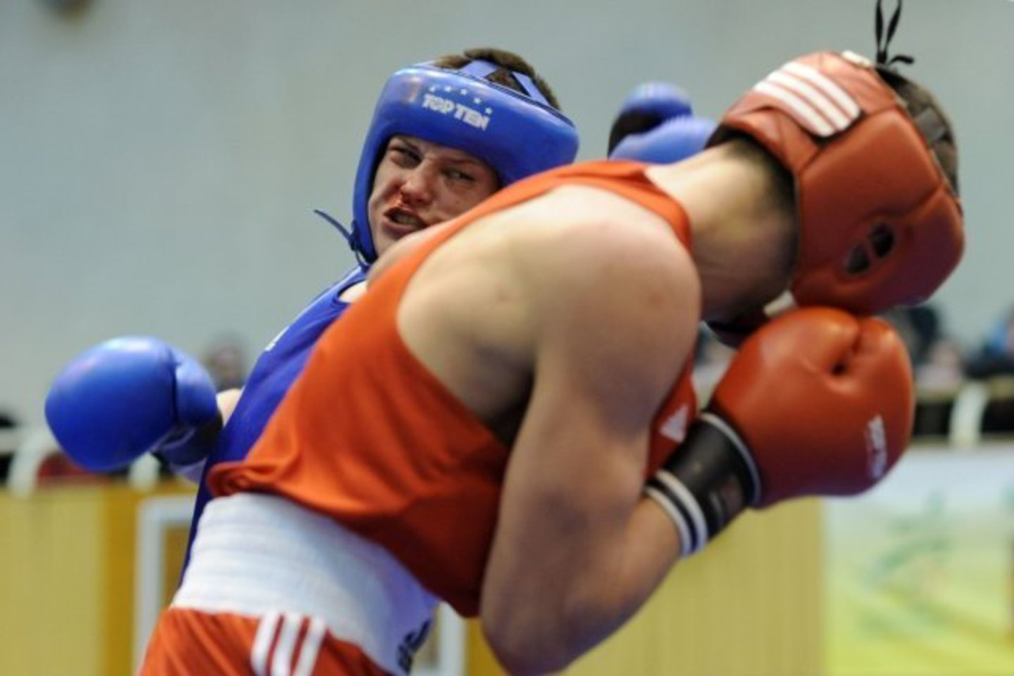 Eimantas Stanionis (mėlyna apranga) tapo čempionu svorio kategorijoje iki 64 kg
