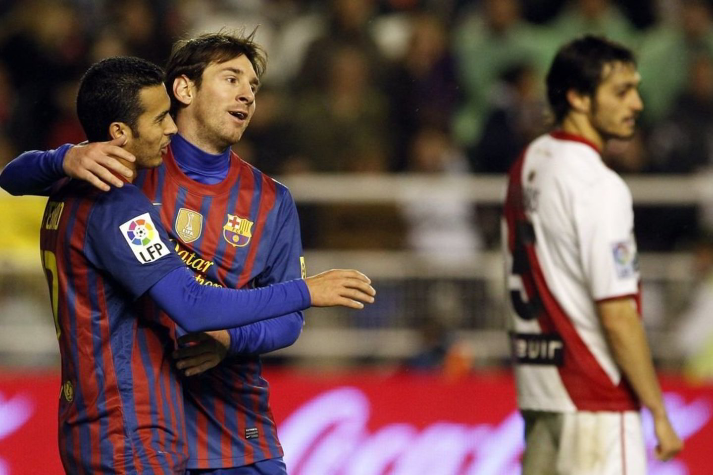 L.Messi ir Pedro (kairėje) pelnė po du įvarčius