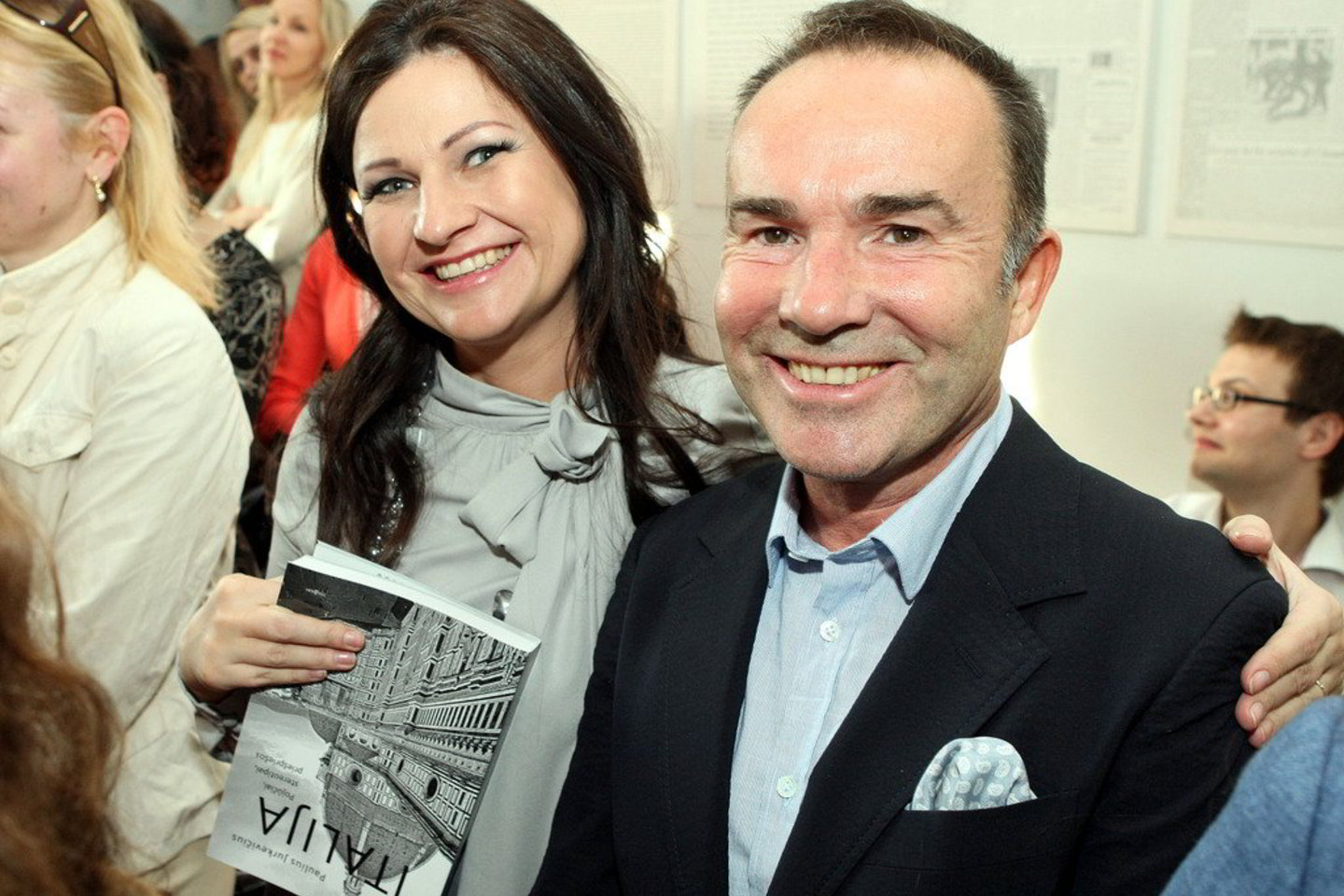 Verslininkas Aleksandras Ciupijus ir Seimo narė Agnė Zuokienė.