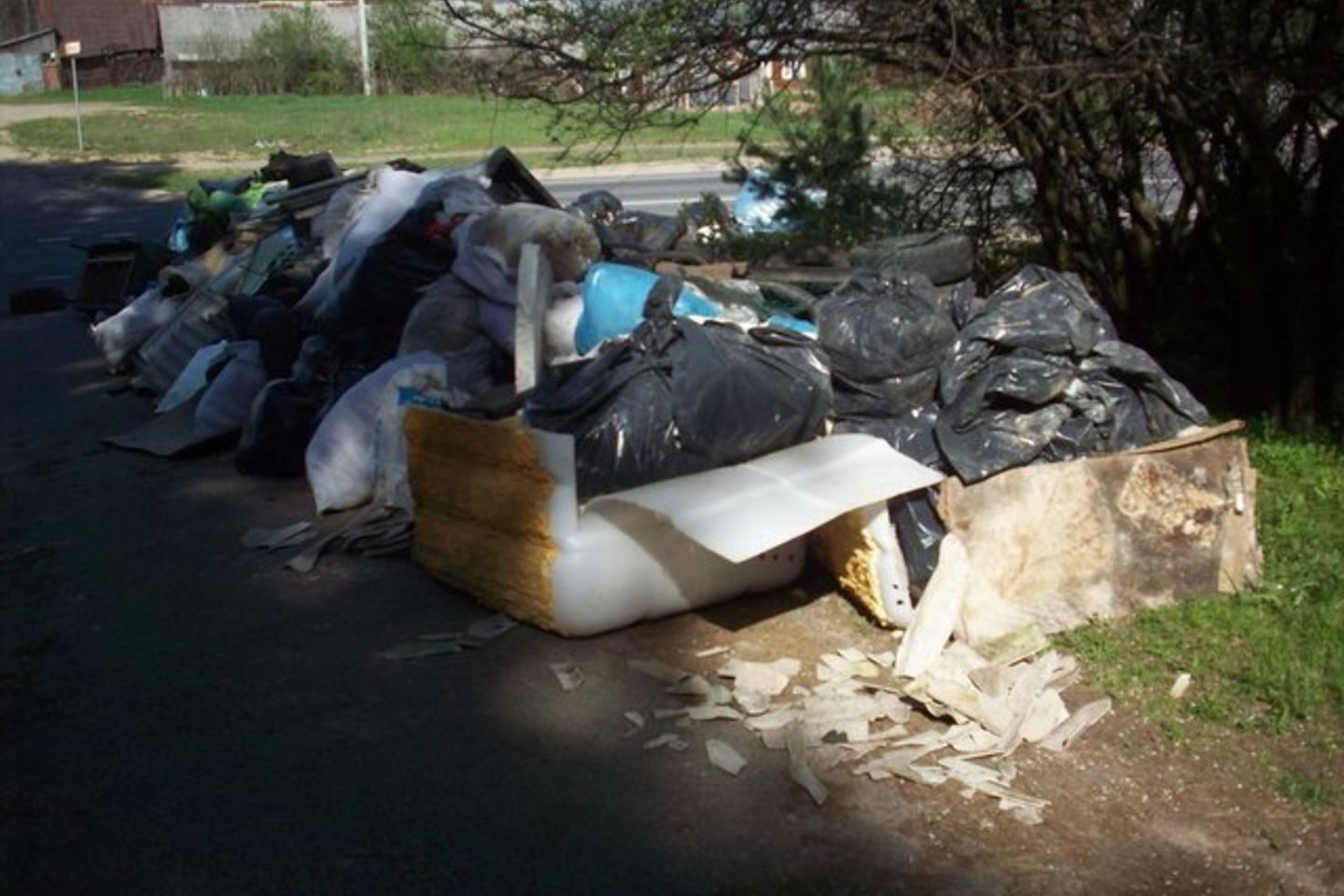 Kalnas šiukšlių Miškinių gyvenvietėje, Sodų bendrijoje „Šilas“, Baltosios Vokės sodų gatvėje atsirado balandžio 21 dieną, kai visoje Lietuvoje vyko švaros akcija „Darom“.