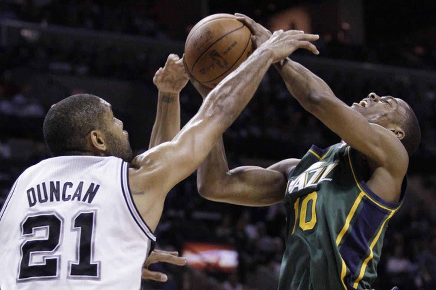 "Spurs" - "Jazz" rungtynės.
