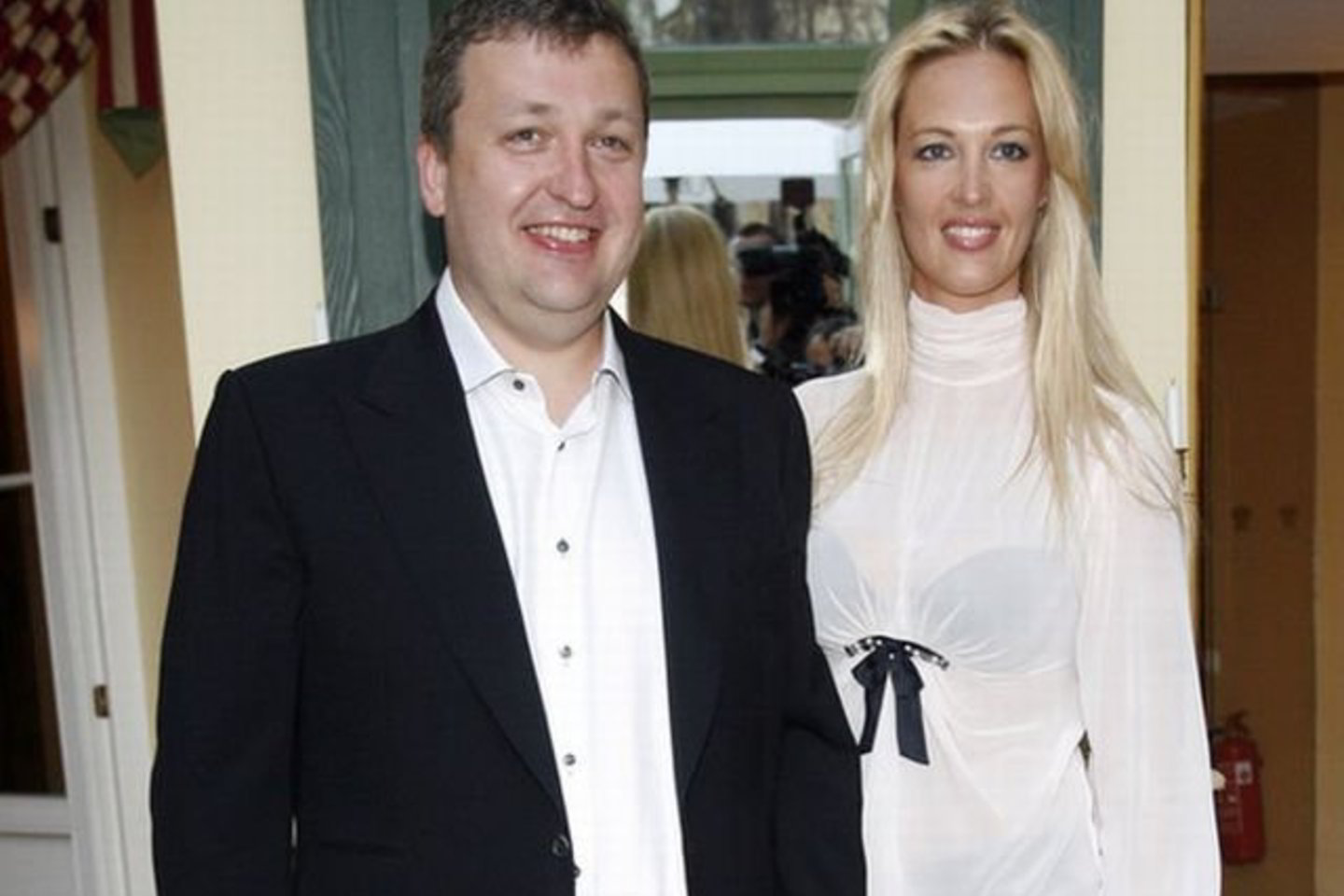 Antanas Guoga su drauge Aiste Šlapokaite.