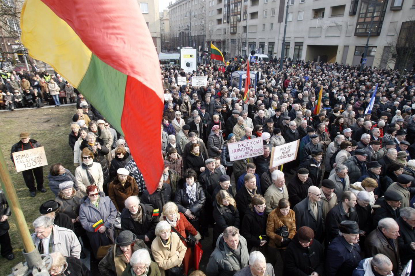 Mitingas įvyko kovo 17 dieną.