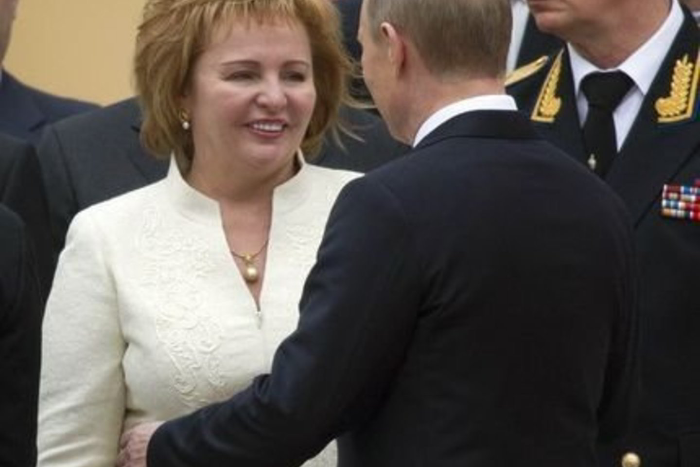 V. Putinas su žmona Liudmila.